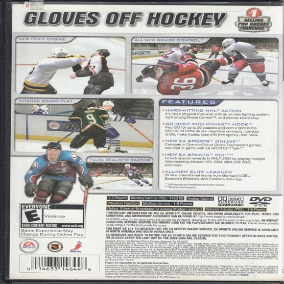 NHL 2004 - Playstation 2 (PS2) Game - Used, Tested, Guaranteed Working Condition - Picture 2 of 4